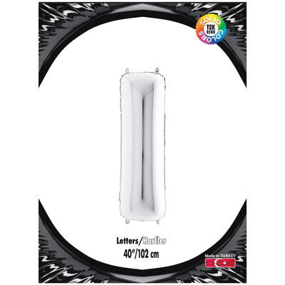 Letter I Silver 40 inch - 1