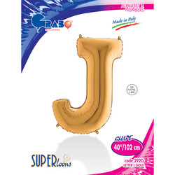 Letter J Gold 40 inch - 1