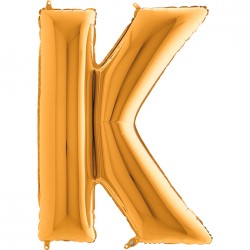 Letter K Gold 40 inch - 2