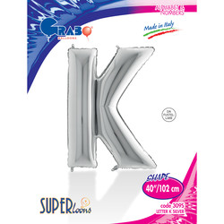 Letter K Silver 40 inch - 1