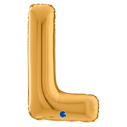 Letter L Gold 26 inch - 2