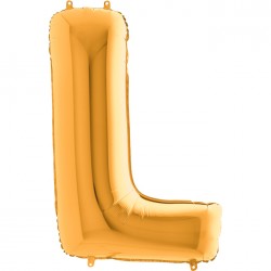 Letter L Gold 40 inch - 2