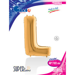 Letter L Gold 40 inch - 1