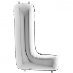 Letter L Silver 40 inch - 2