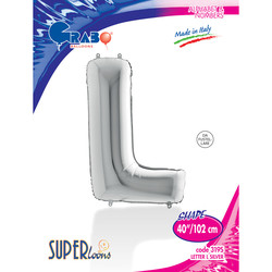 Letter L Silver 40 inch - 1