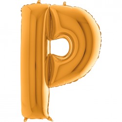Letter P Gold 40 inch - 2