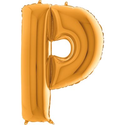 Letter P Gold 40 inch - 2