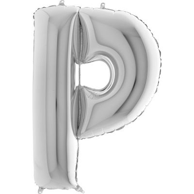 Letter P Silver 40 inch - 2