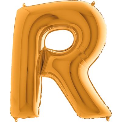 Letter R Gold 40 inch - 2