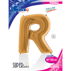 Letter R Gold 40 inch - 1