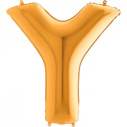 Letter Y Gold 40 inch - 2