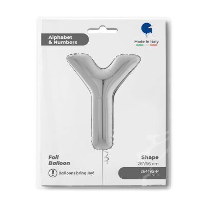 Letter Y Silver 26inc - 1
