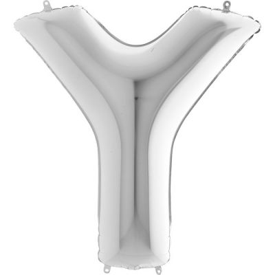 Letter Y Silver 40 inch - 2