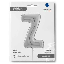 Letter Z Silver 26 inch - 1