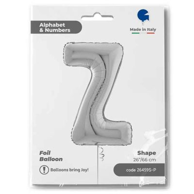 Letter Z Silver 26 inch - 1