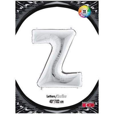 Letter Z Silver 40 inch - 1