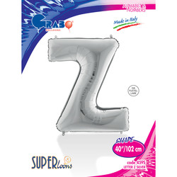Letter Z Silver 40 inch - 1