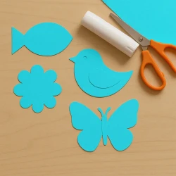 Light Blue Construction Paper - 1