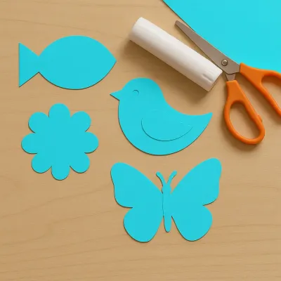Light Blue Construction Paper - 1