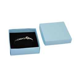 Light Blue Cotton-Filled Bracelet Box - Kika