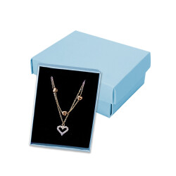 Light Blue Cotton-Filled Necklace Box - Kika