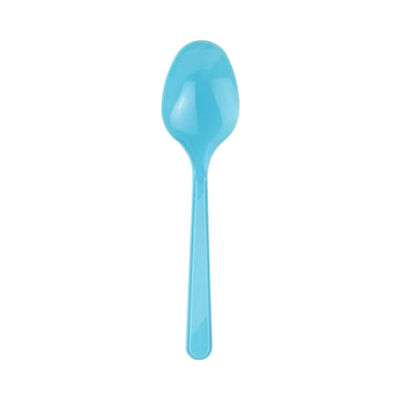 Light Blue Plastic Spoons - 2