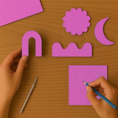 Light Pink Cardboard - 1