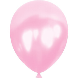 Light Pink Metallic Balloons 12