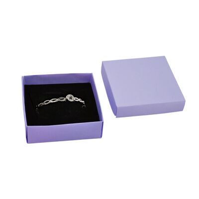 Lilac Cotton-Filled Bracelet Box - 1