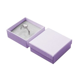 Lilac Cotton-Filled Ring Box - Kika