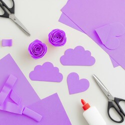Lilac Crepe Paper - Kika