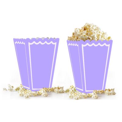 Lilac Pastel Popcorn Boxes - 1