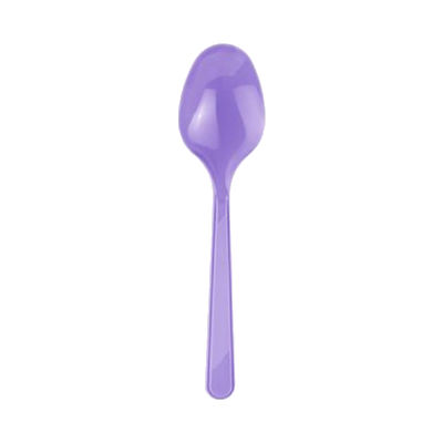 Lilac Plastic Spoons - 2