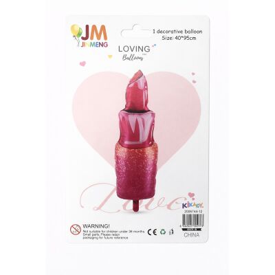 Lipstick Foil Balloon - Makeup Theme Party Decorations - 2