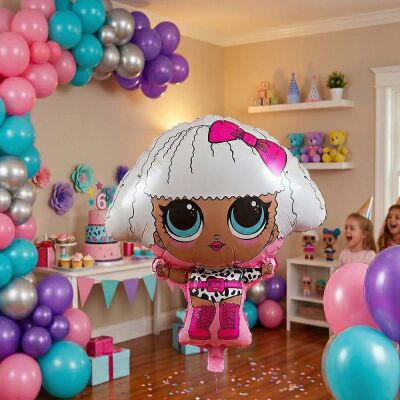 Lol Bebek Temalı Şekilli Folyo Balon - 1