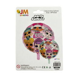 Lol Temalı Yuvarlak Folyo Balon - 2