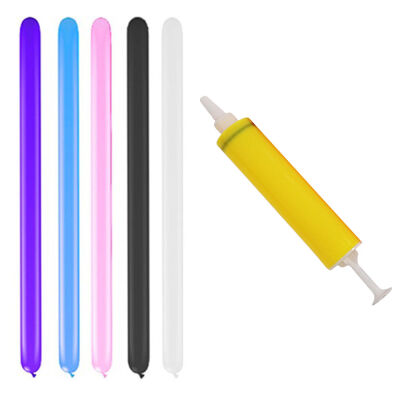 Long Pastel Balloons Set - 2