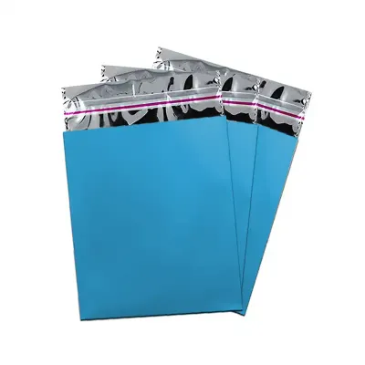 Luxury Metallic Blue Mailing Box 12x17 - 1
