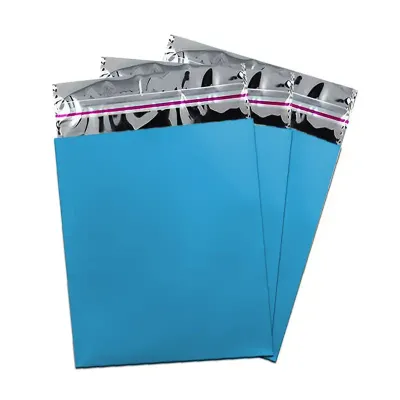 Luxury Metallic Blue Mailing Box 25x35 - 1