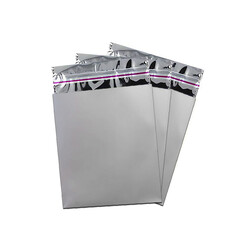 Luxury Metallic Silver Mailing Box 17x25 - 