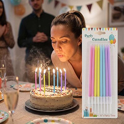 Macaron Birthday Candles 15cm - 1