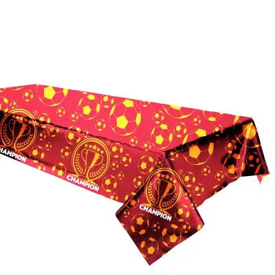 Champion Sarı Kırmızı Masa Örtüsü - 2