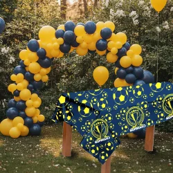 Champion Sarı Lacivert Masa Örtüsü - 1