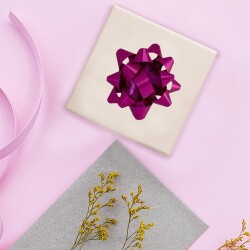 Matte Metallic Mixed Color Gift Bows - No:2 - 1