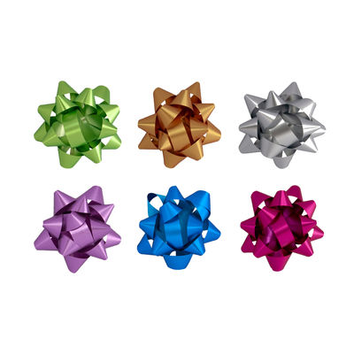 Matte Metallic Mixed Color Gift Bows - No:2 - 3