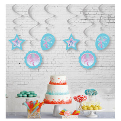  - Mermaid Spiral Hanging Decorations