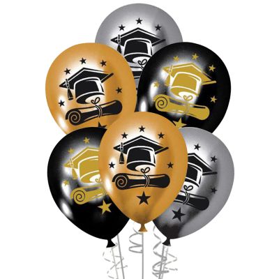 Mezuniyet Baskılı Metalik Balon 12