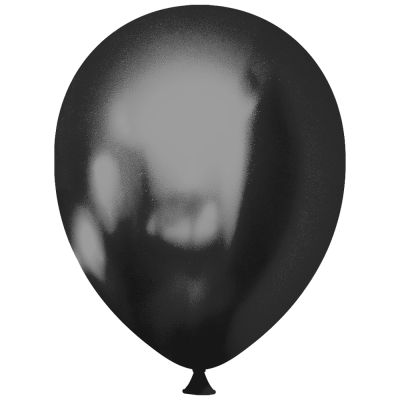 Siyah Grafit Metalik Balon 12