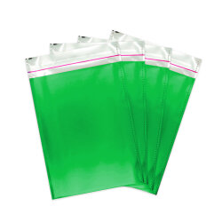 Yeşil Metalize Poşet 25x35 - San