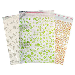 Desenli Metalize Poşet 50x70 - 